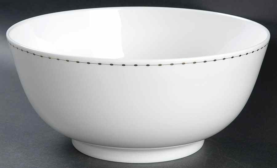 Pearl Strand 9" Salad Serving Bowl by Wedgwood-1