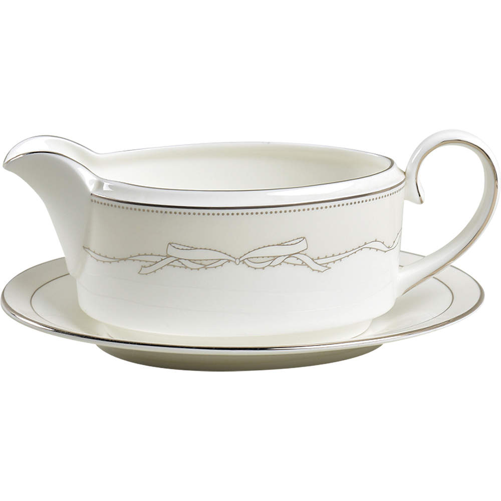 Love Knots Gravy Boat & Underplate by Wedgwood-1