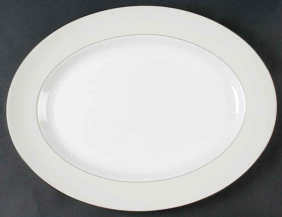 Love Knots 15" Oval Serving Platter by Wedgwood-1