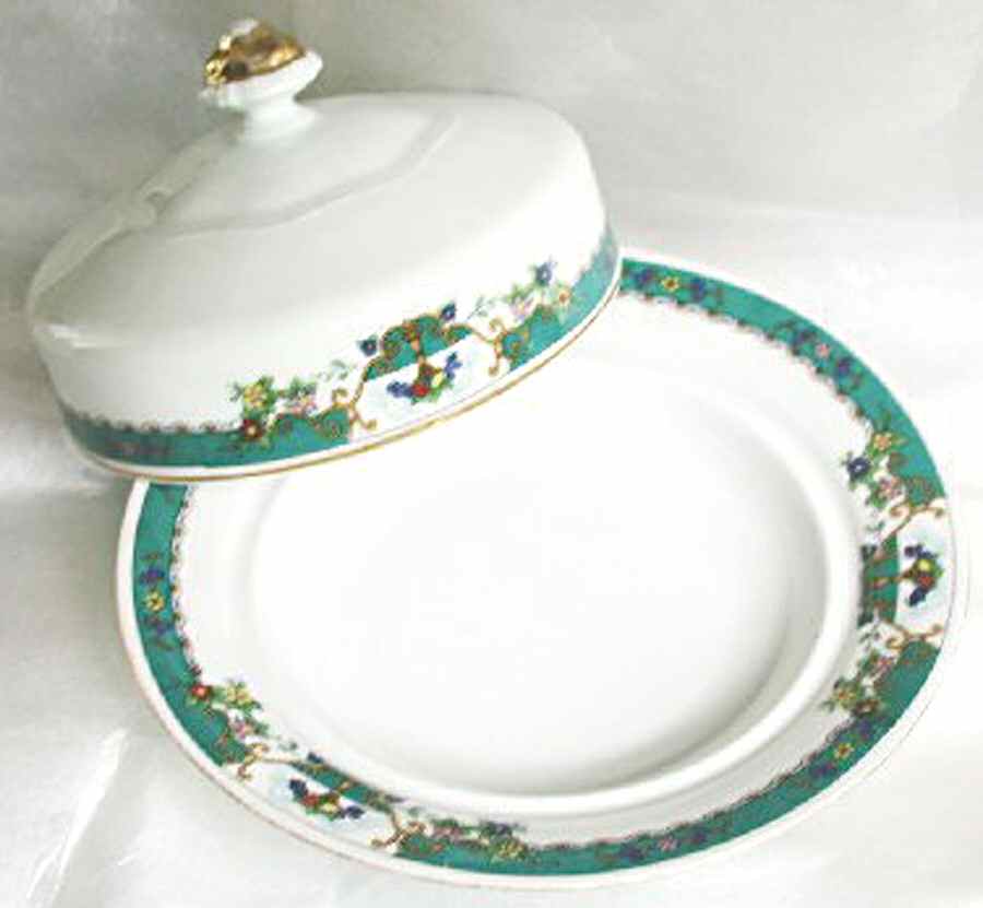 WBL11 Round Covered Butter by White Block-1