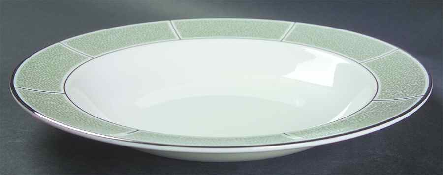 Shagreen Jade Large Rim Soup Bowl by Wedgwood-1