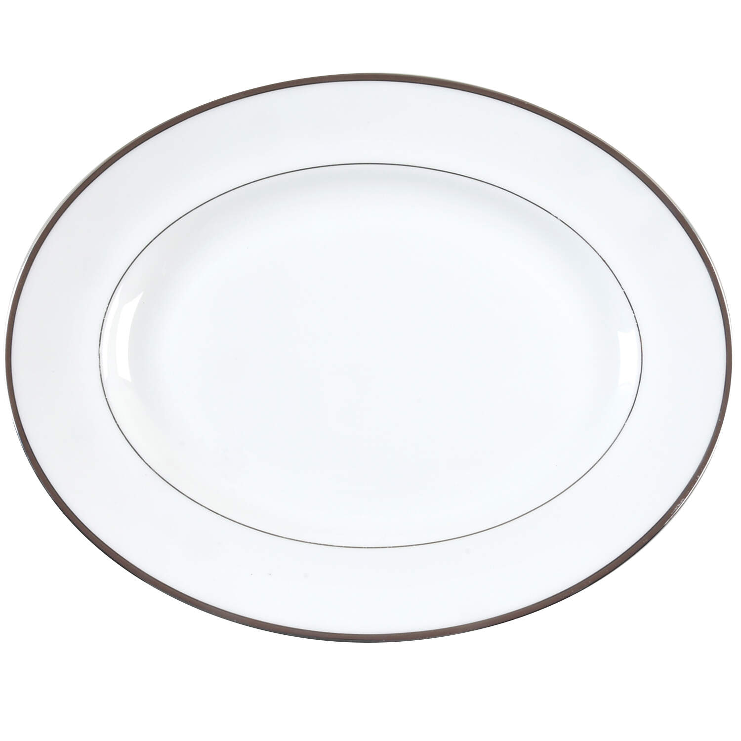 Sable Duchesse 14" Oval Serving Platter by Wedgwood-1