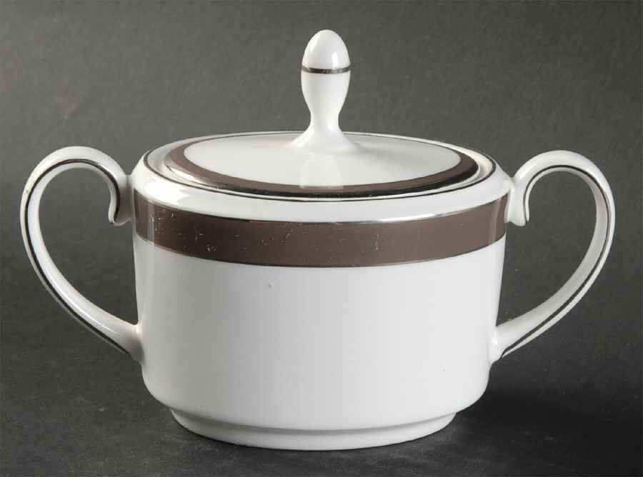 Sable Duchesse Sugar Bowl & Lid by Wedgwood-1