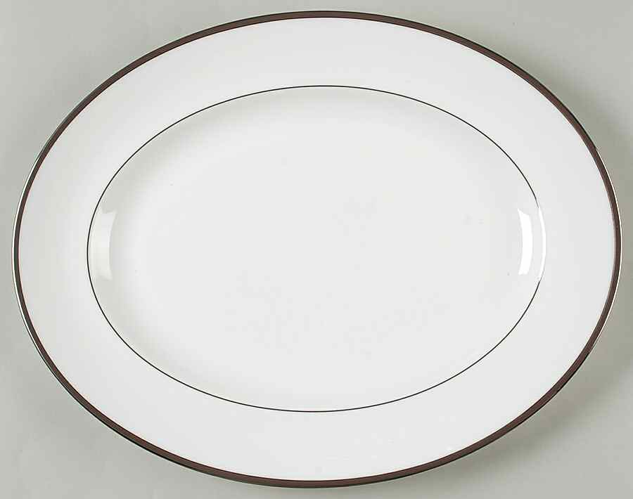 Sable Duchesse 13" Oval Serving Platter by Wedgwood-1