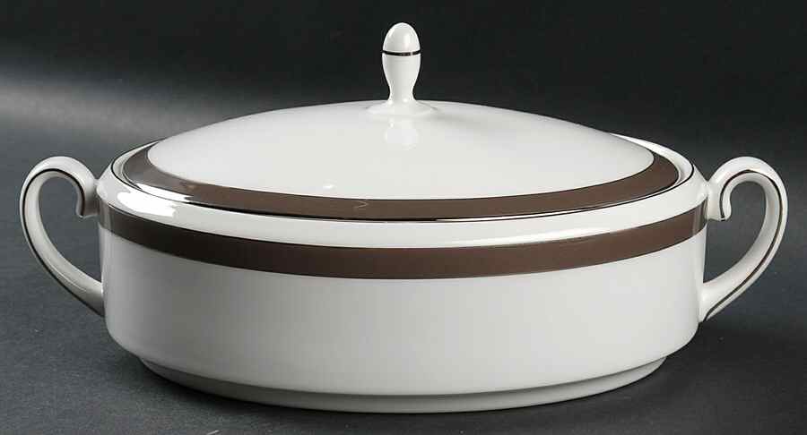 Sable Duchesse Oval Covered Vegetable by Wedgwood-1