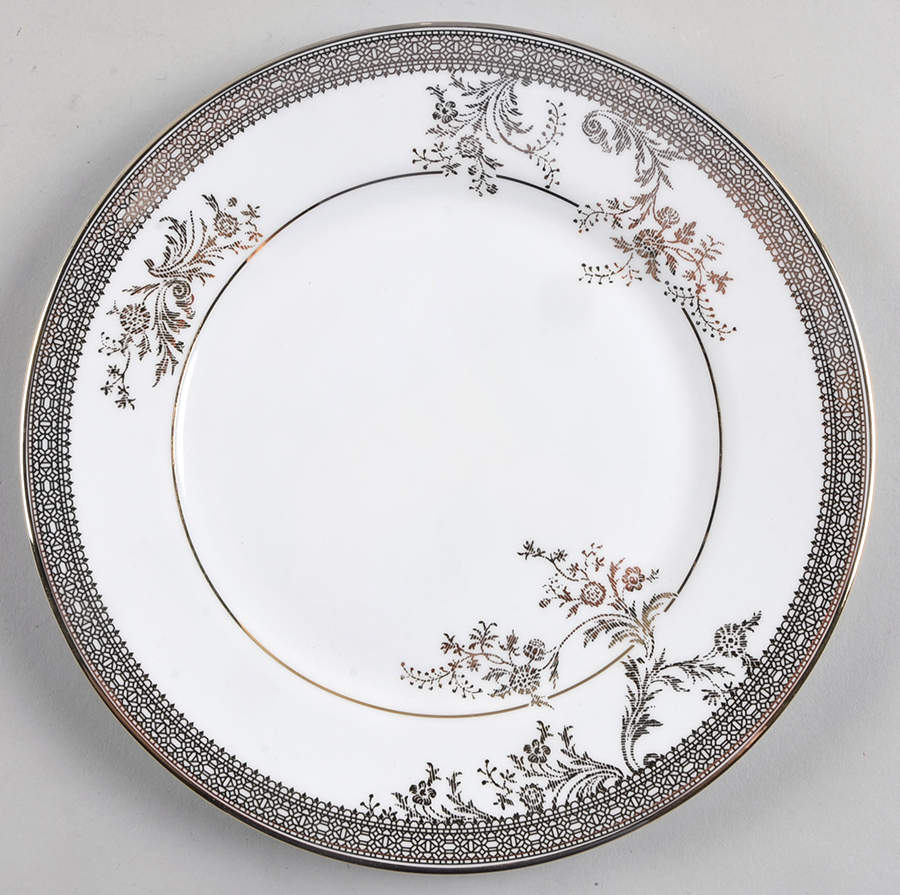 Vera Lace Gold Salad Plate by Wedgwood-1