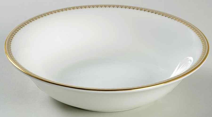 Vera Lace Gold Coupe Cereal Bowl by Wedgwood-1