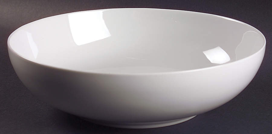 Super White Micaceous Herbaceous 10" Round Serving Bowl by Wedgwood-1