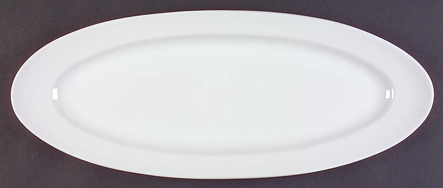 Super White Micaceous Herbaceous 18" Fish Platter by Wedgwood-1