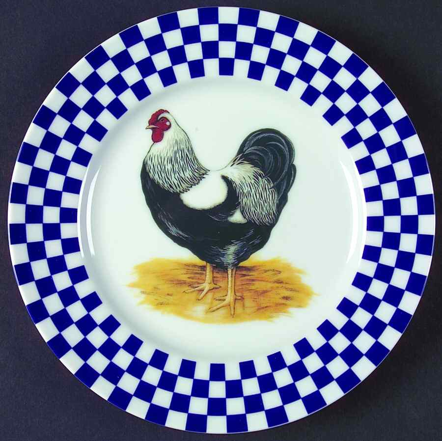 Rooster Salad Plate by Williams-Sonoma-1