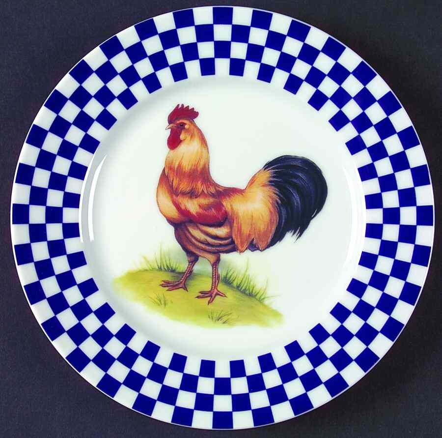 Rooster Salad Plate by Williams-Sonoma-1