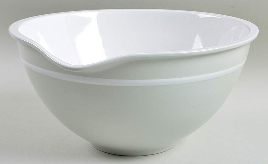 Emeril Adobe Clay (Celadon) 10" Nested Mixing Bowl by Wedgwood-1