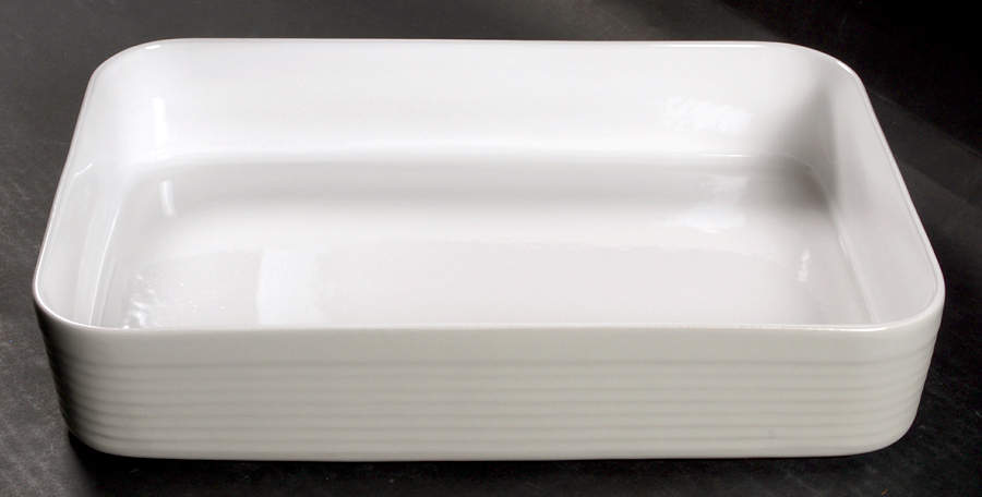Emeril Adobe Clay (Celadon) 14" Rectangular Baker by Wedgwood-1