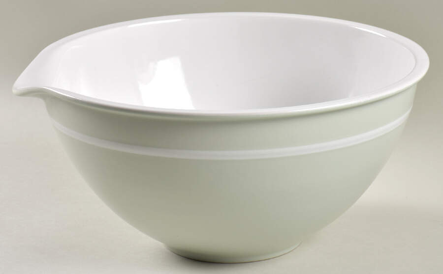 Emeril Adobe Clay (Celadon) 12" Nested Mixing Bowl by Wedgwood-1
