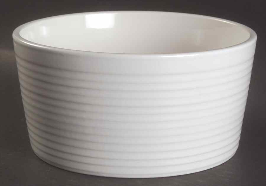 Emeril Linen White 8" Souffle by Wedgwood-1