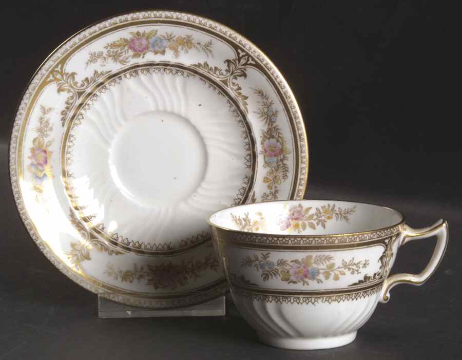 Y4000 Footed Demitasse Cup & Saucer Set by Wedgwood-1