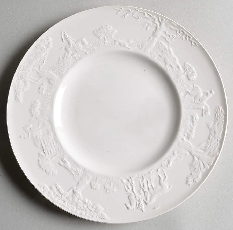D'Ye Ken John Peel White Salad Plate by Wedgwood-1