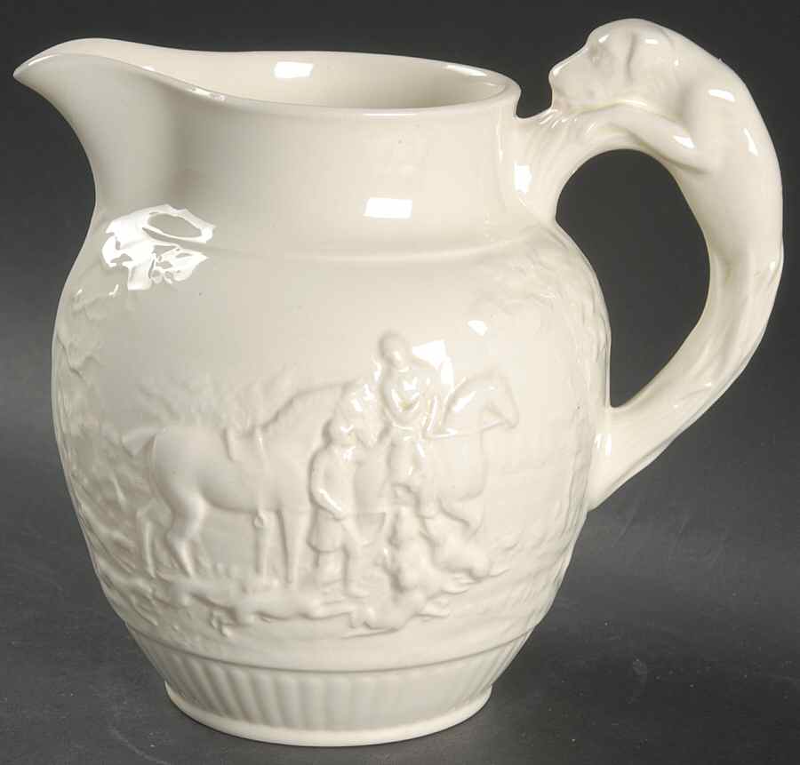 D'Ye Ken John Peel White 44 Oz Pitcher by Wedgwood-1
