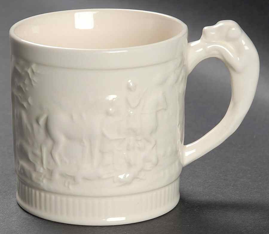D'Ye Ken John Peel White Mug by Wedgwood-1