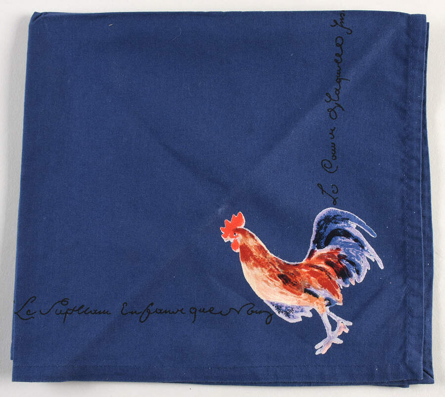 Rooster Script Cloth Napkin by Williams-Sonoma-1