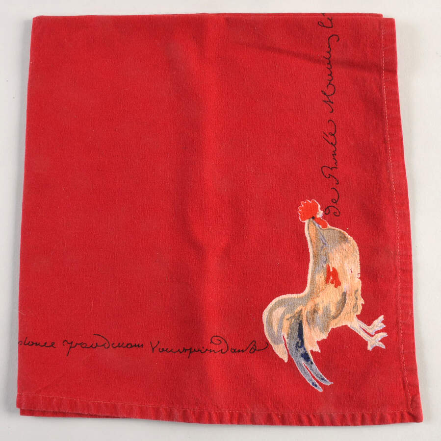 Rooster Script Cloth Napkin by Williams-Sonoma-1