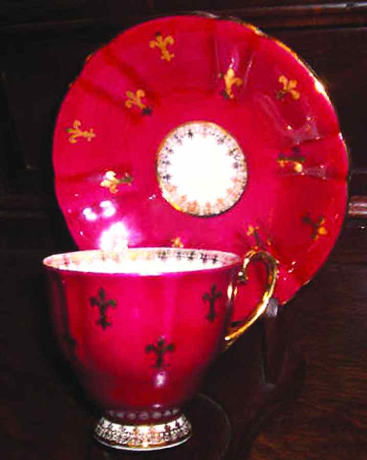 1140-83 Footed Cup & Saucer Set by Windsor (England)-1