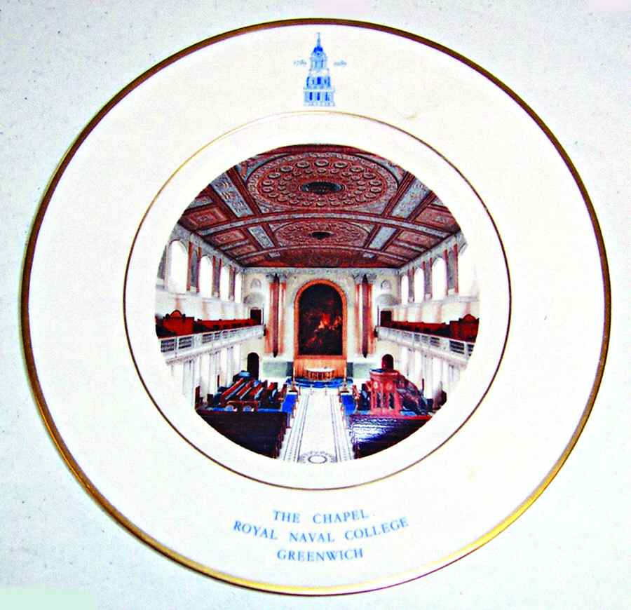 Royal Naval College Dinner Plate by Wedgwood-1