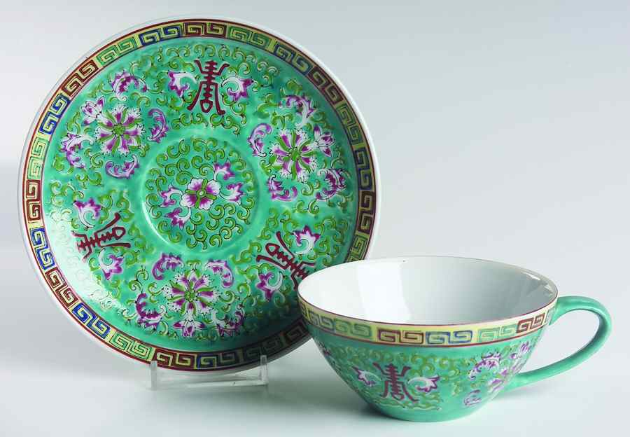 WOY1 Flat Cup & Saucer Set by Wony Ltd (Japan)-1
