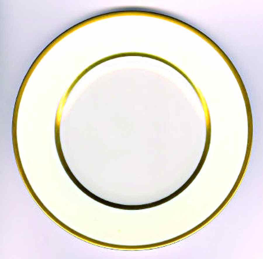 Turquoise May & gold Dinner Plate by Wedgwood-1