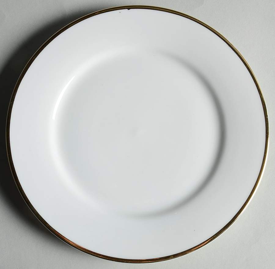 Gold Plume Salad Plate by Wallace (American)-1