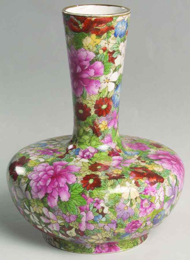 Mille Fleurs 6" Vase by Arthur J Wilkinson-1