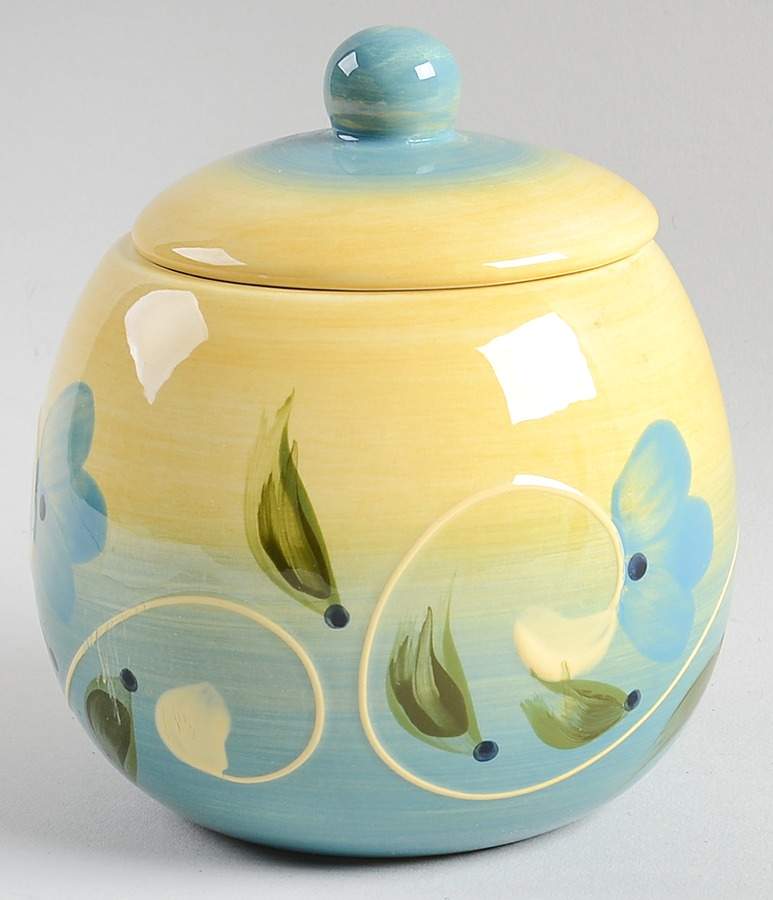 French Country Sugar Bowl & Lid by Whole Home-1