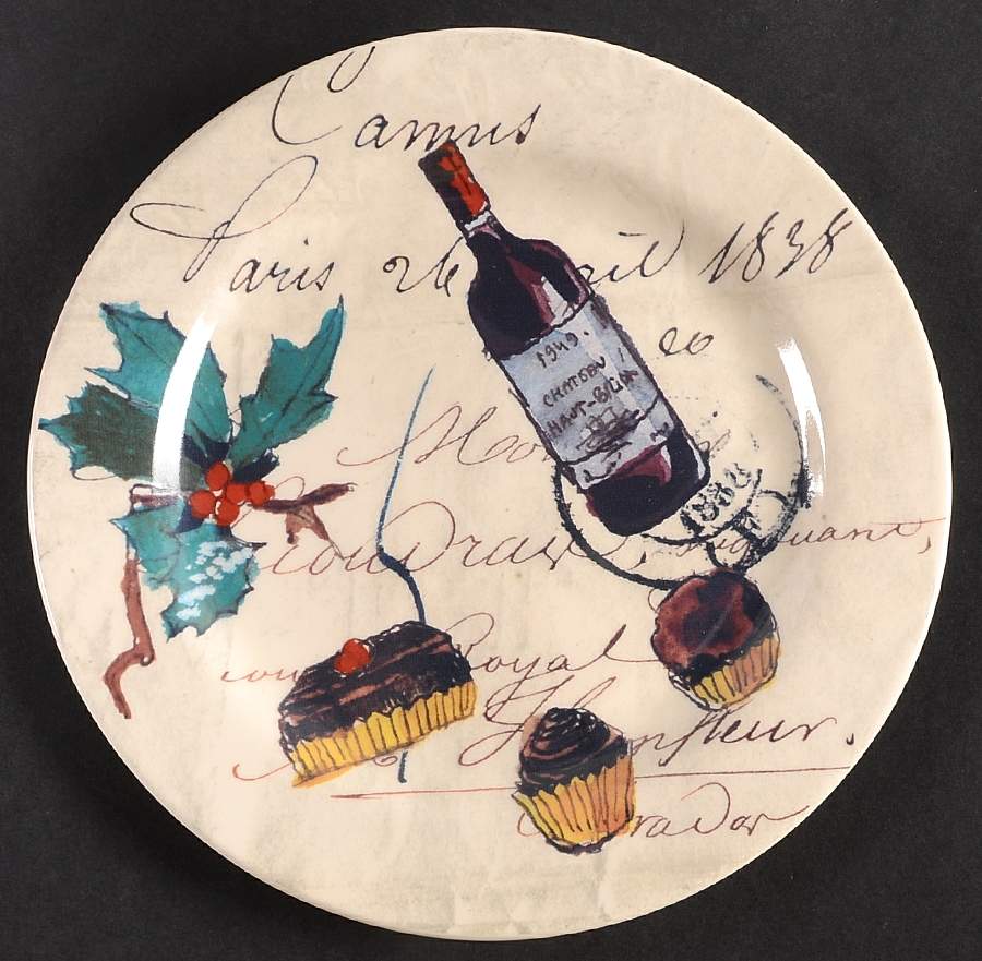 Holiday Party Dessert/Pie Plate by Williams-Sonoma-1