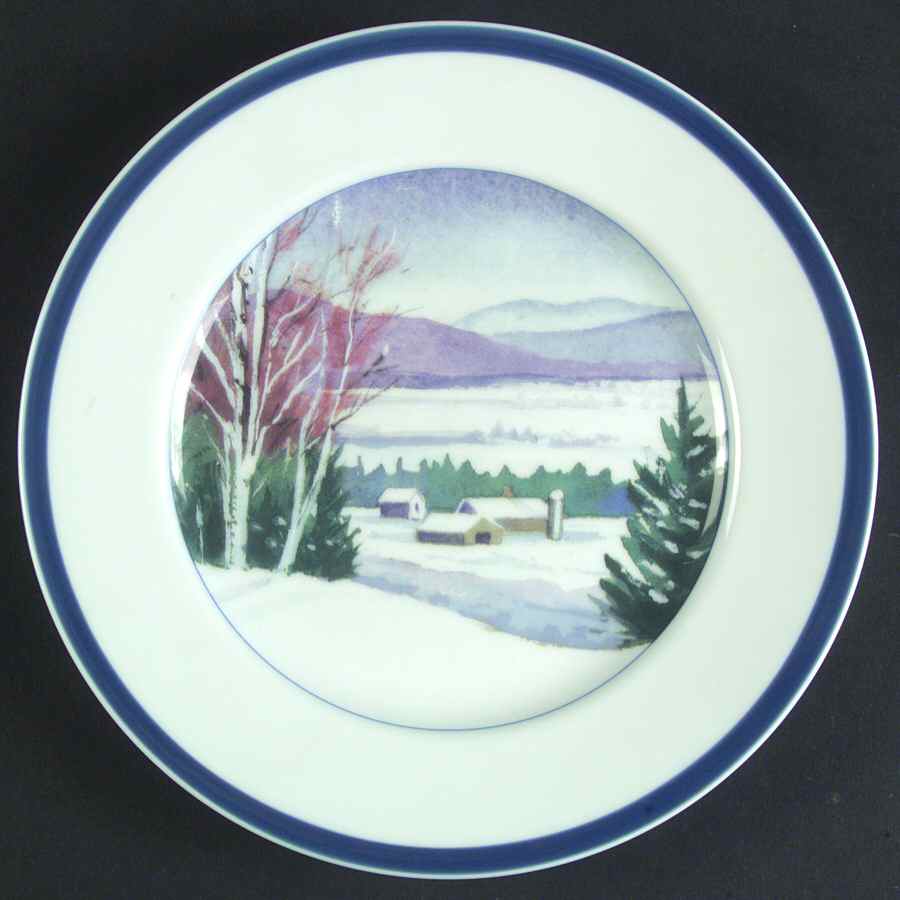 New England Scenes Salad Plate by Williams-Sonoma-1