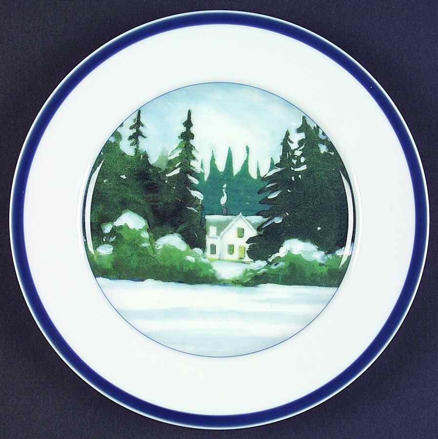 New England Scenes Salad Plate by Williams-Sonoma-1