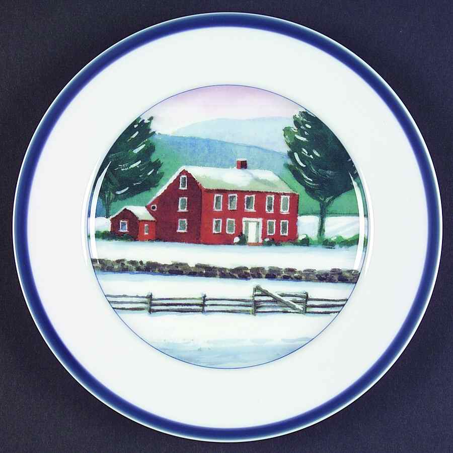 New England Scenes Salad Plate by Williams-Sonoma-1