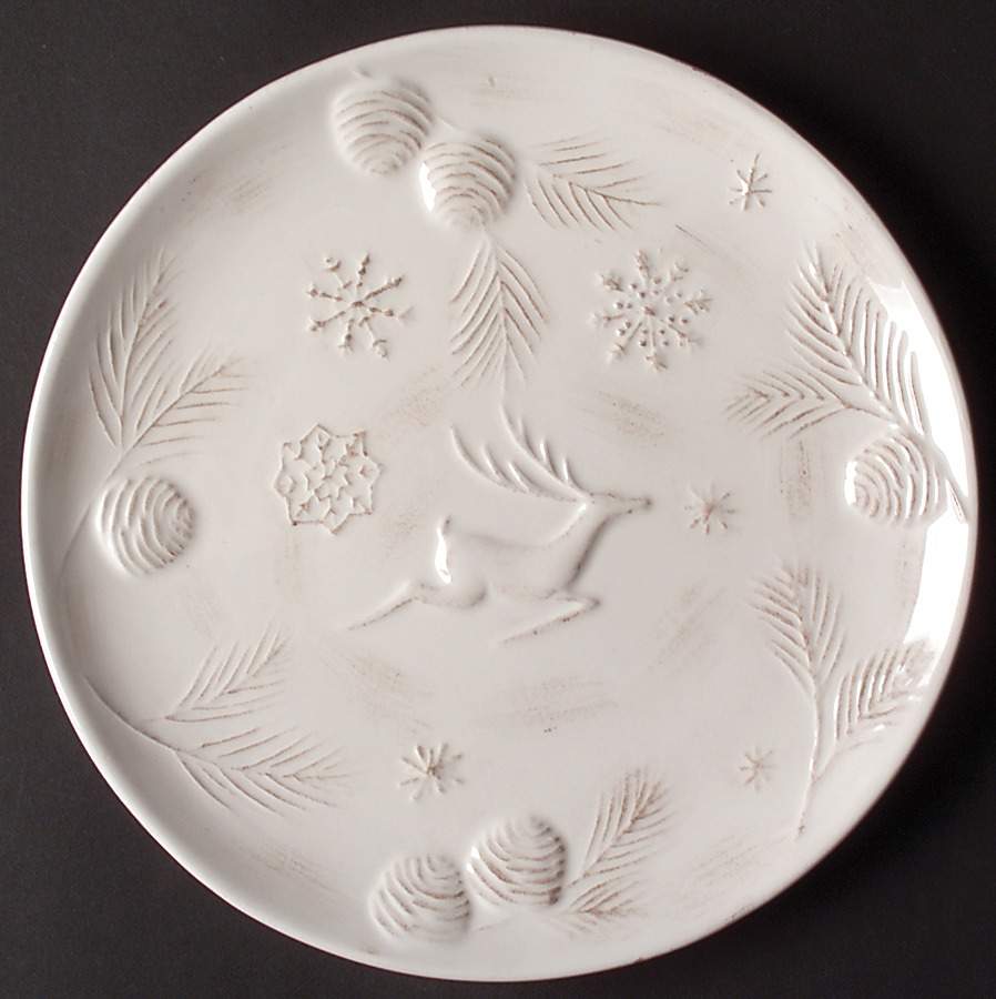 Winter White Salad/Dessert Plate by Woolrich-1