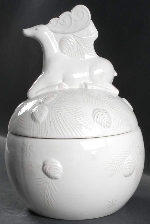 Winter White Cookie Jar & Lid by Woolrich-1