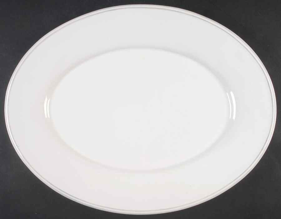 Avignon White 16" Oval Serving Platter by Williams-Sonoma-1