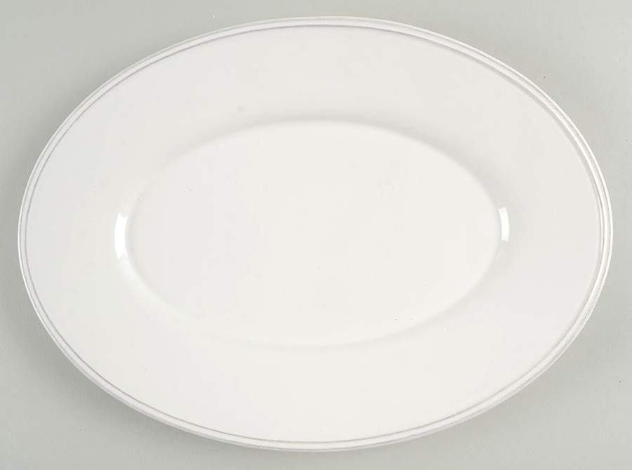 Avignon White 13" Oval Serving Platter by Williams-Sonoma-1