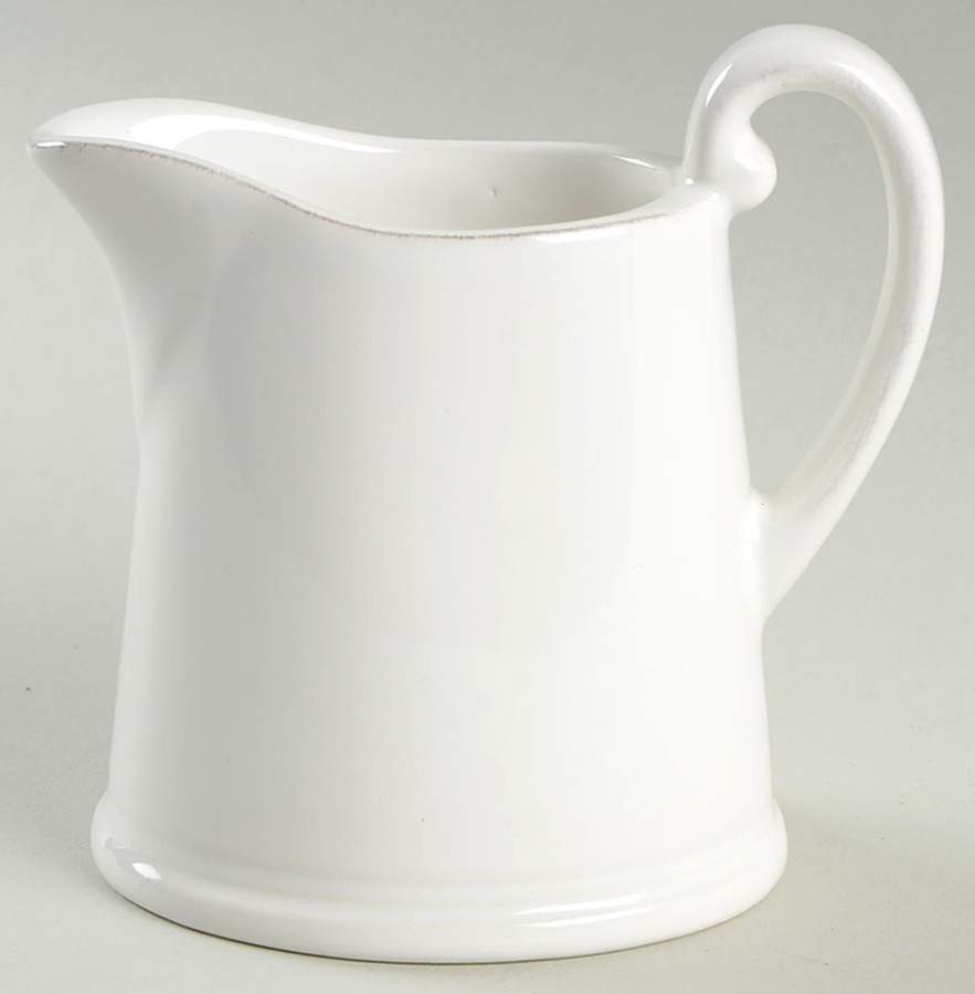 Avignon White Creamer by Williams-Sonoma-1