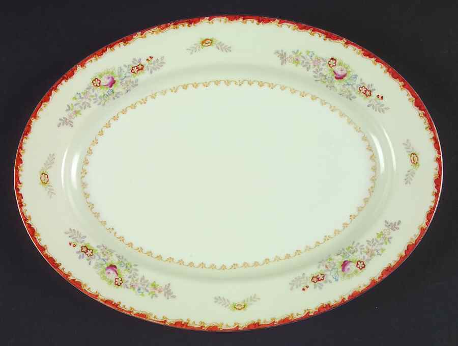 WEX9 12" Oval Serving Platter by Wexford-1