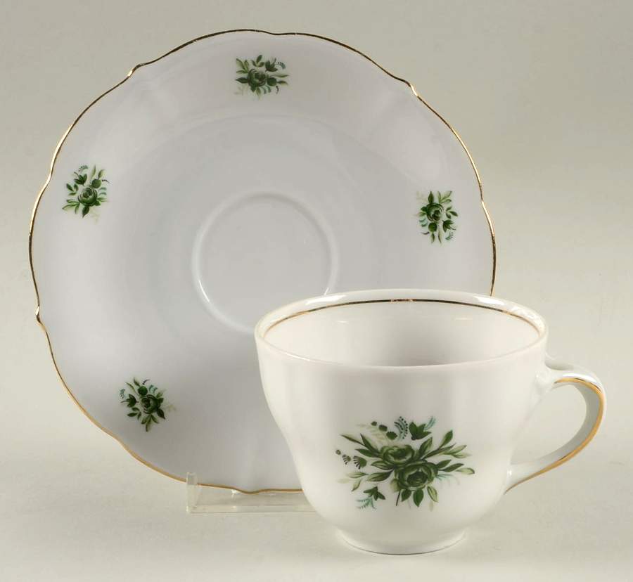 WIG924 Footed Cup & Saucer Set by Winterling - Bavaria-1