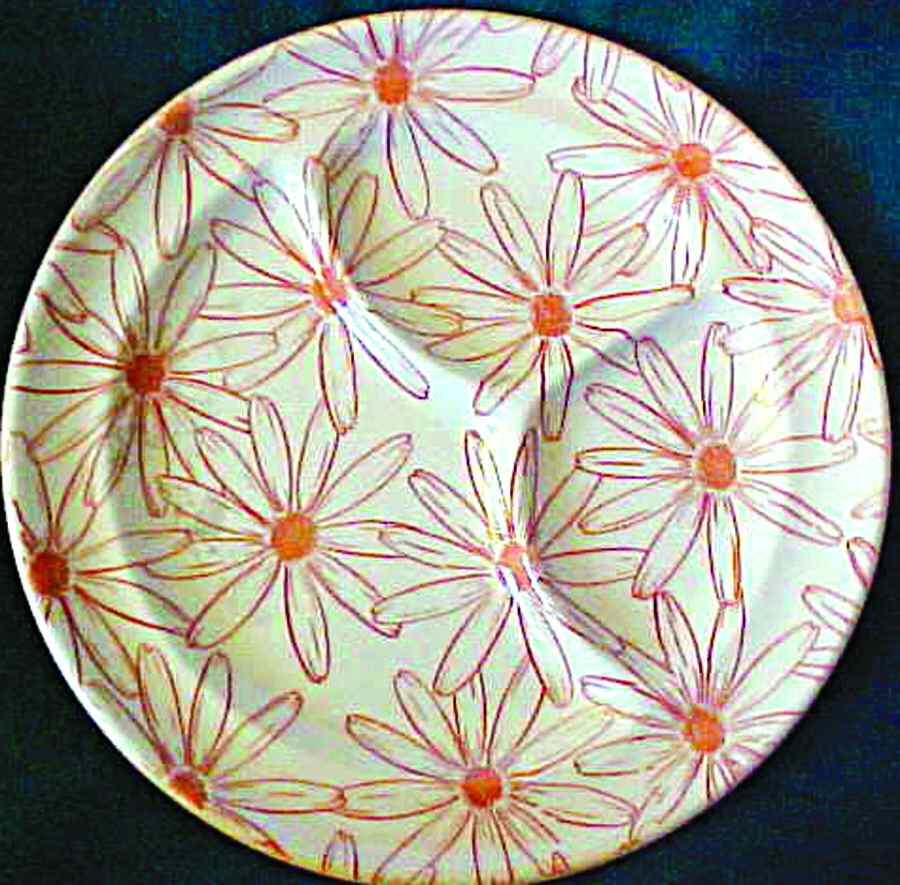 Daisy Grill Plate by Wallace (American)-1