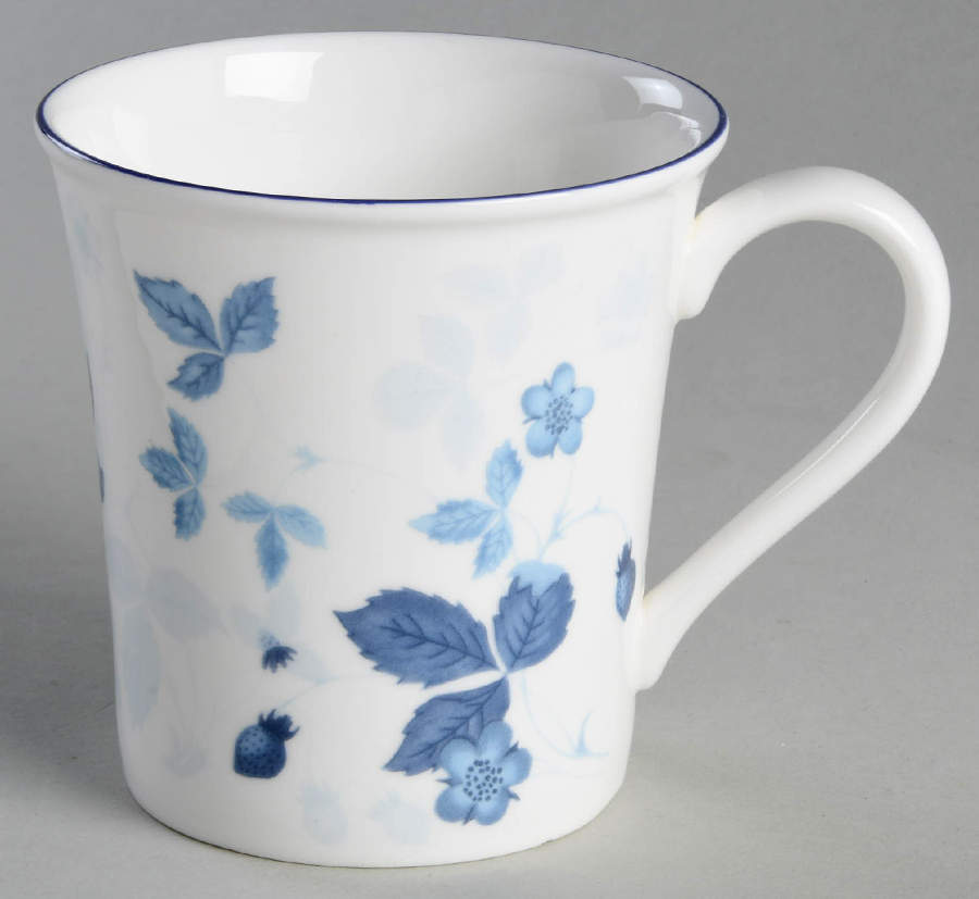 Strawberry Blue Beaker (English Mug) by Wedgwood-1