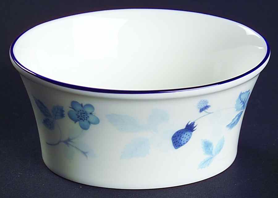 Strawberry Blue Open Sugar Bowl by Wedgwood-1