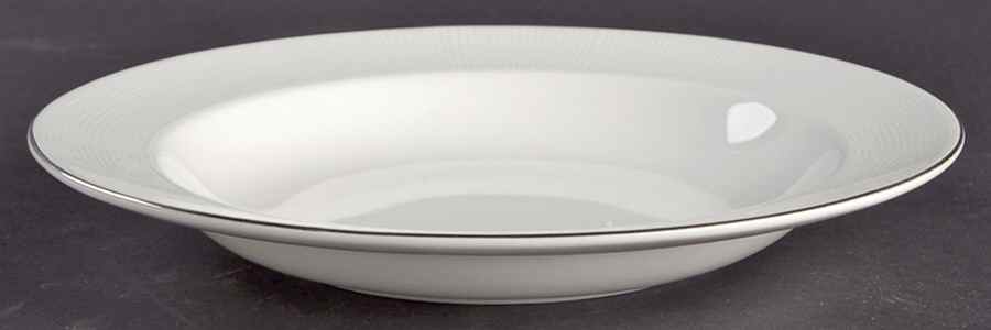 Ivory Trellis Large Rim Soup Bowl by Wedgwood-1