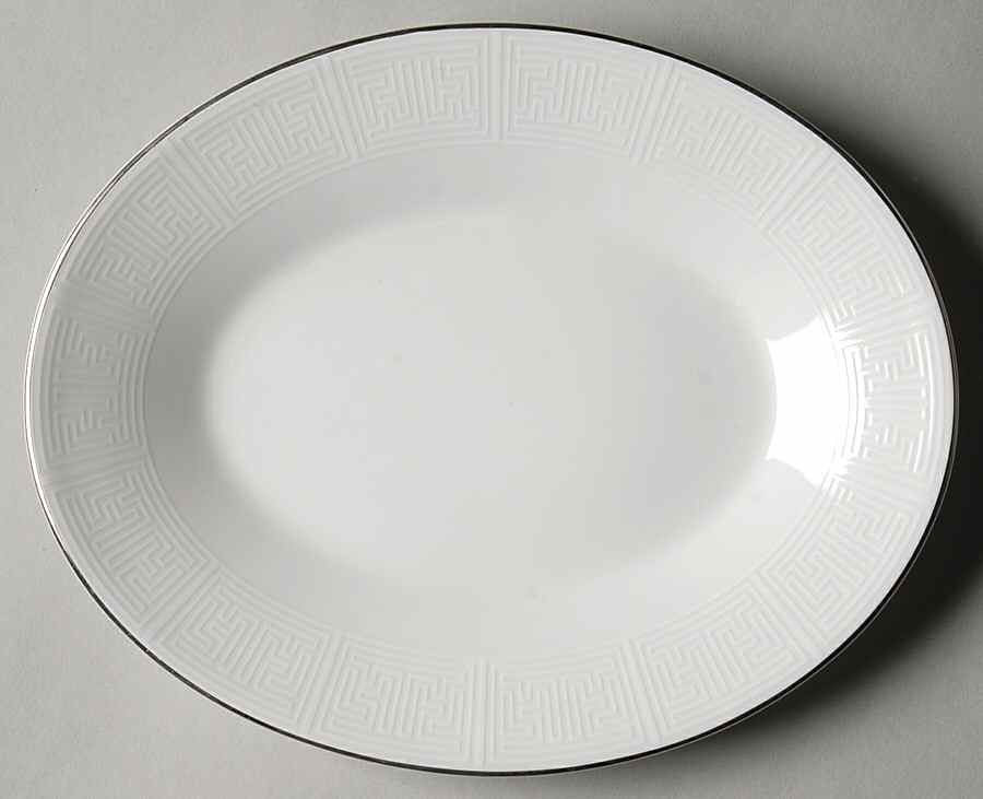 Ivory Trellis Underplate for Gravy Boat by Wedgwood-1