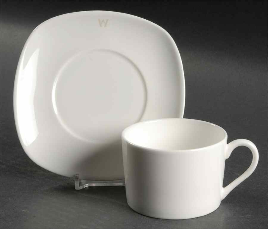 Eternity Flat Cup & Saucer Set by Wedgwood-1