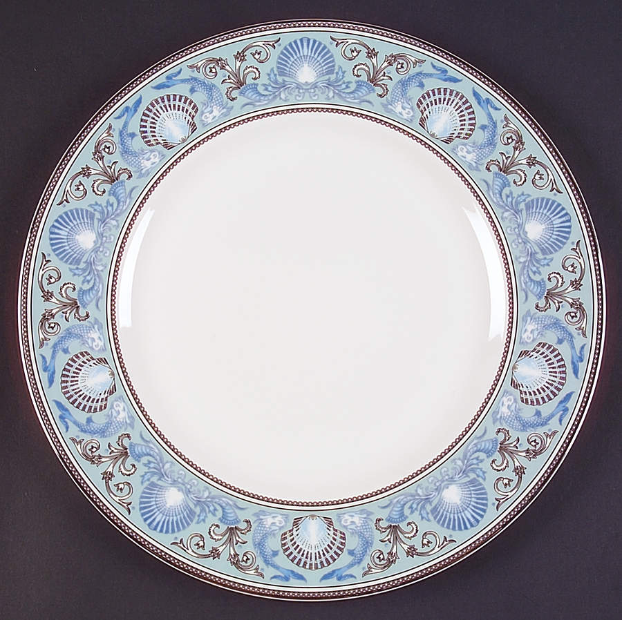 Dolphins Blue Dinner Plate by Wedgwood-1